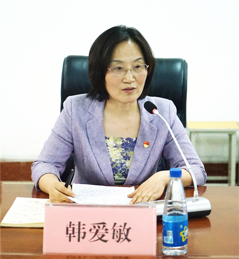 韩爱敏同志任郑州黄河护理职业学院党委书记